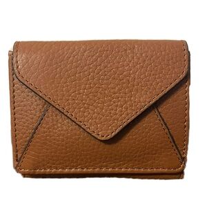 Aimee Kestenberg Zip It Up Trifold Wallet Chestnut Responsible Leather